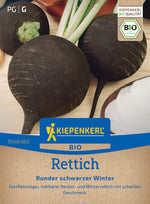 Kiepenkerl BIO Rettich Runder schwarzer Winter