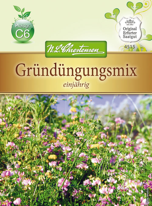 N.L. Chrestensen Gründungsmix (Phacelia, Buchweizen, Alexandrinerklee, Perserklee, Serradella)