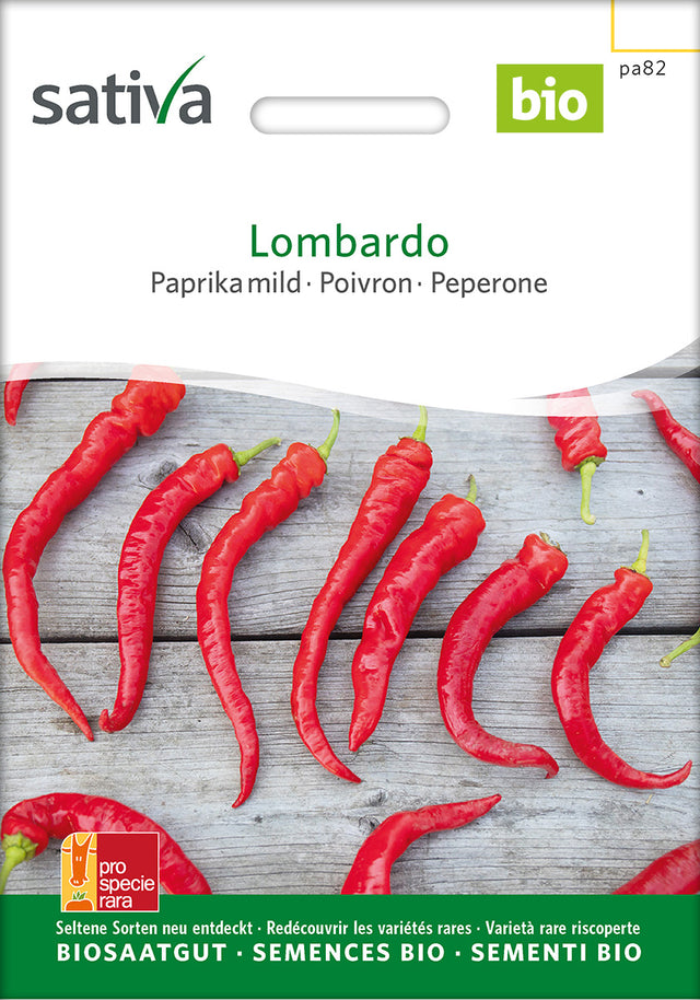 Sativa BIO Paprika mild Lombardo