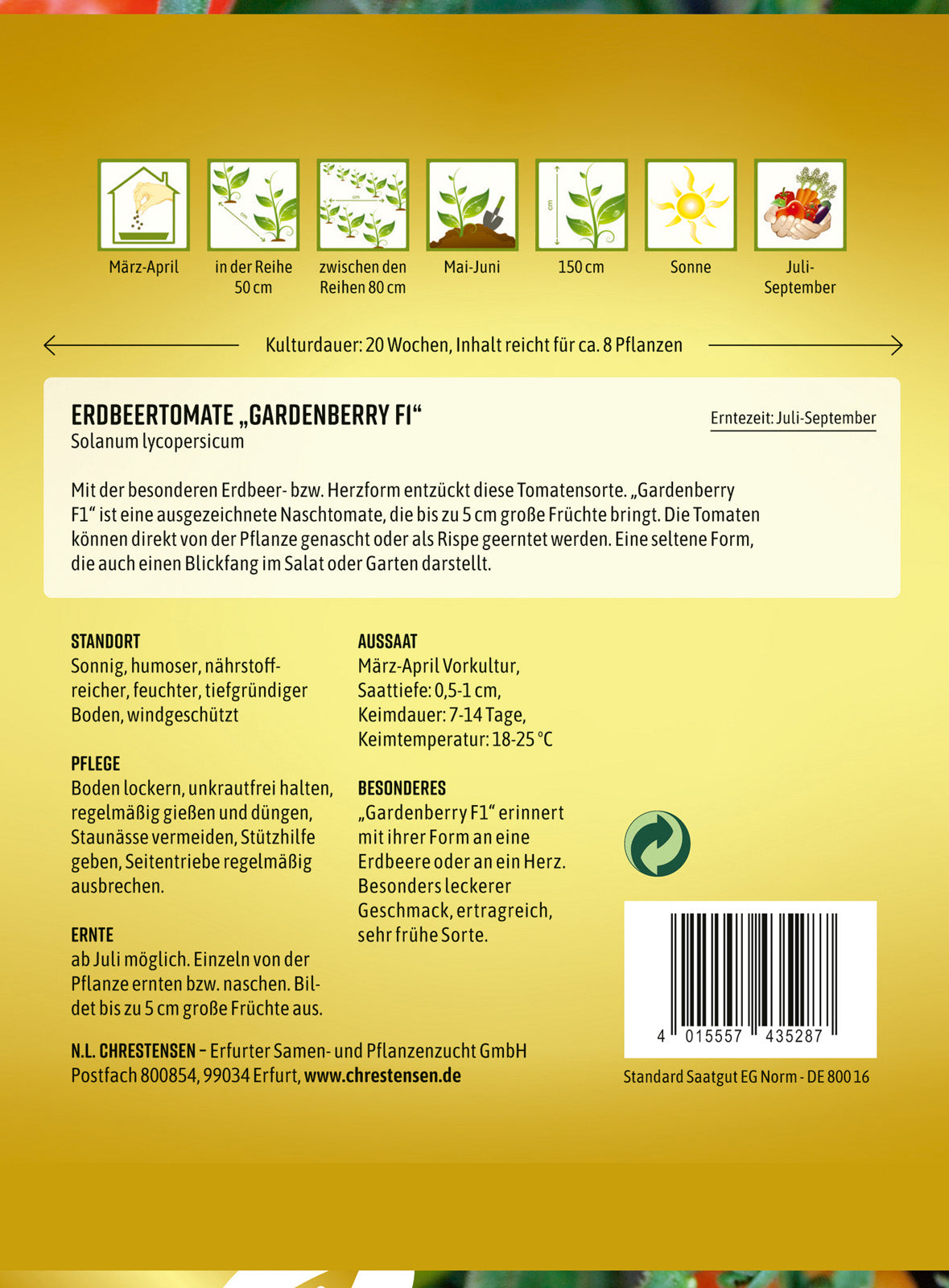 N.L. Chrestensen Erdbeertomate Gardenberry F1