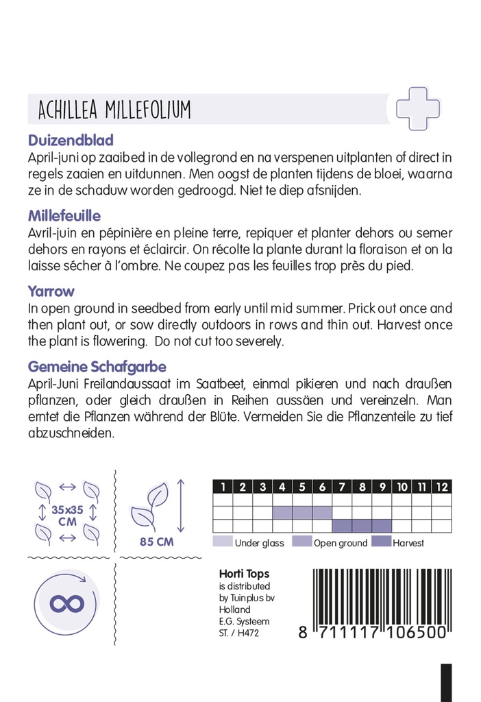 Horti Tops® Achillea Millefolium - Gemeine Schafgarbe