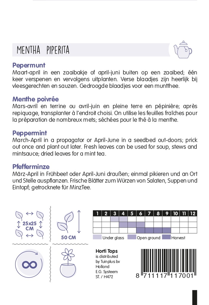 Horti Tops® Pfefferminze