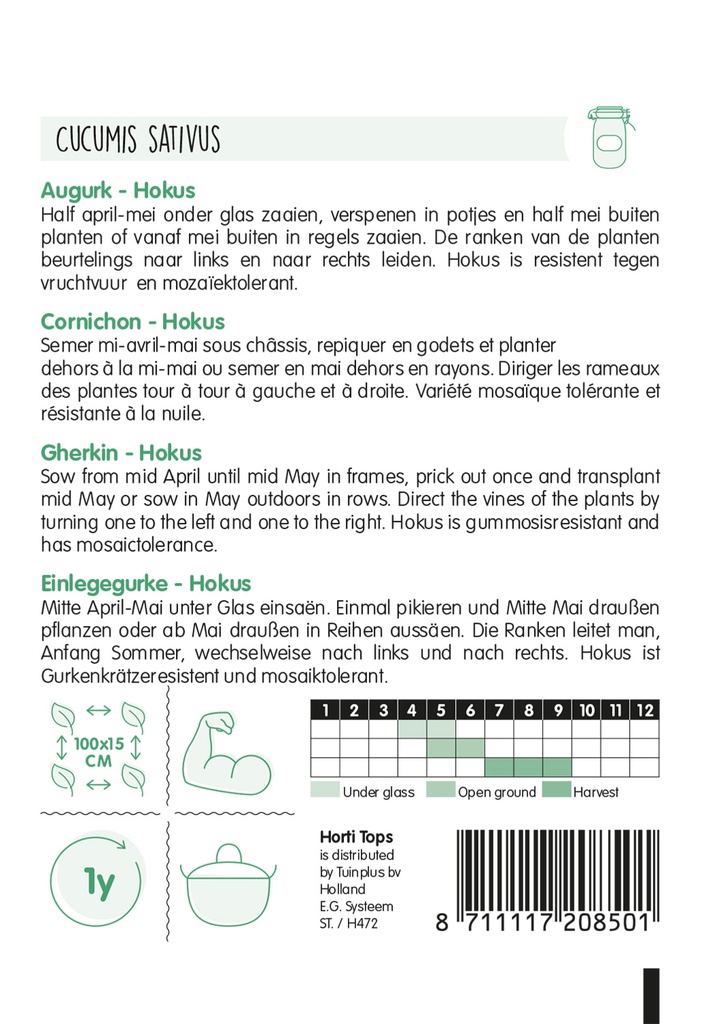 Horti Tops® Einlegegurke - Profi F1