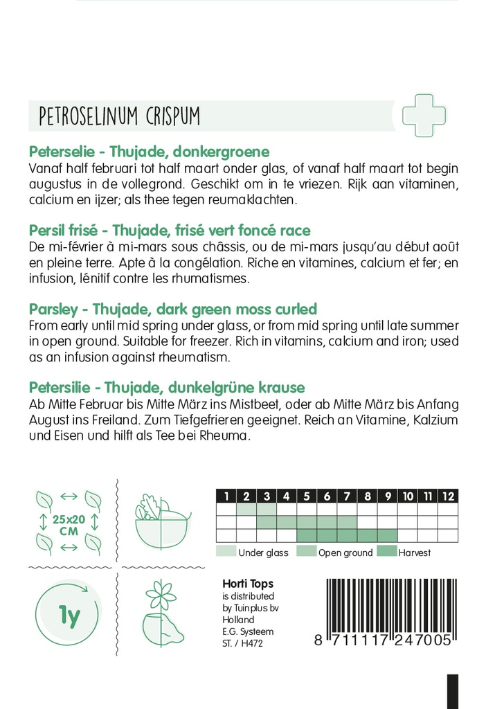 Horti Tops® Petersilie Mooskrause 2