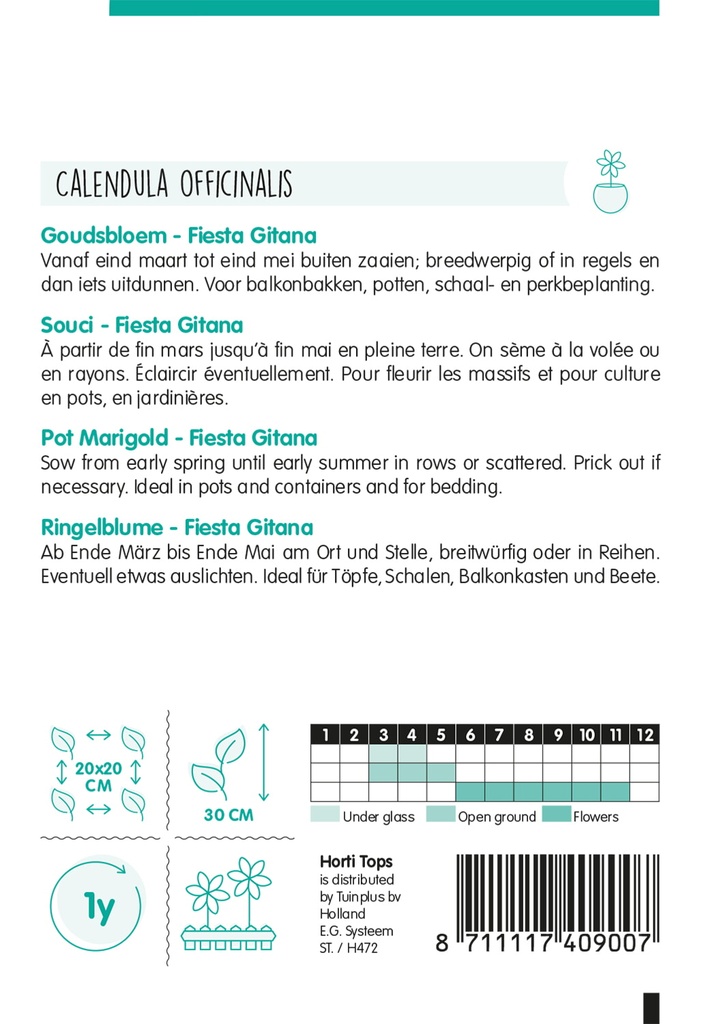 Horti Tops® Calendula Arvensis