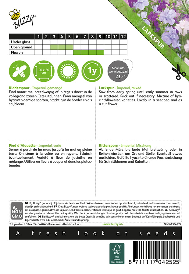Buzzy® Rittersporn Imperial, Mischung
