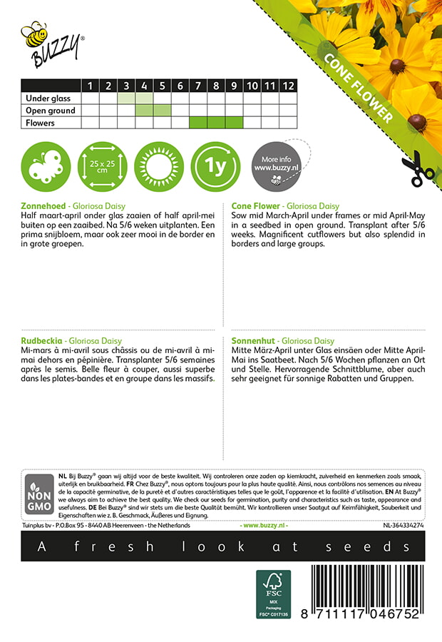 Buzzy® Sonnenhut Gloriosa Daisy