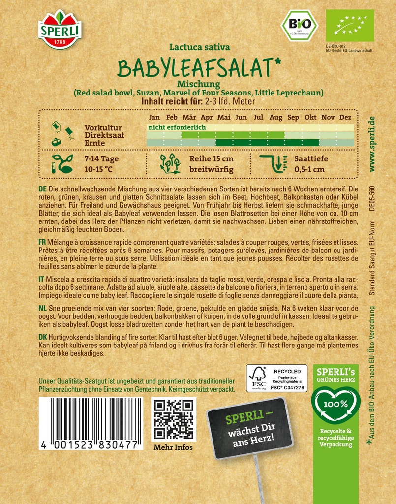 BIO Babyleafsalat