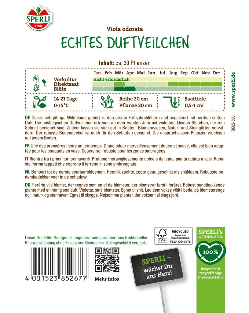 Echtes Duftveilchen