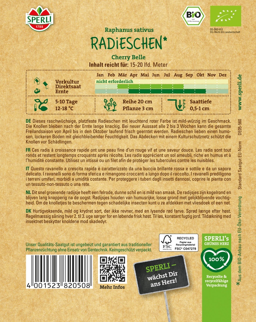 BIO Radieschen