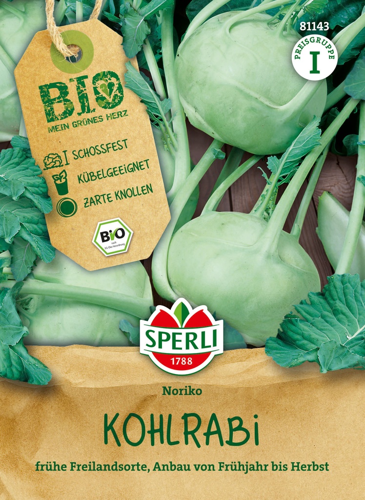 BIO Kohlrabi, weiß