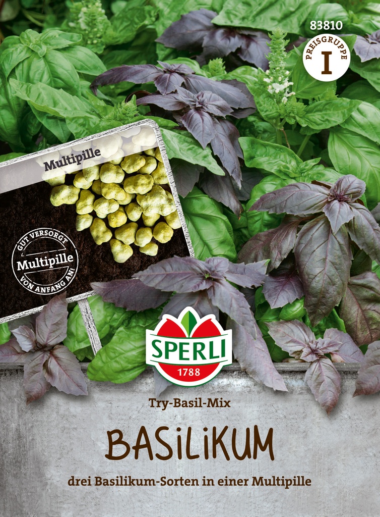 Basilikum Try-Basil-Mix