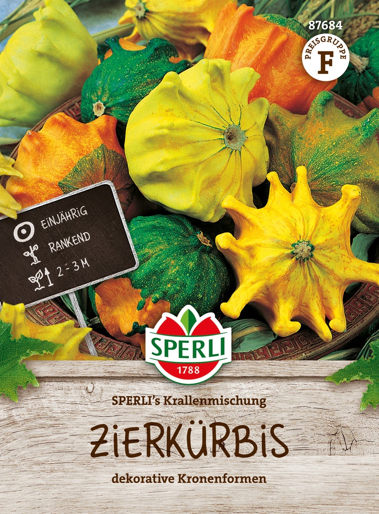 Zierkürbis SPERLI's Krallenmischung