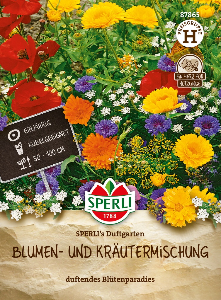 Blumen- und Kräutermischung SPERLI's Duftgarten