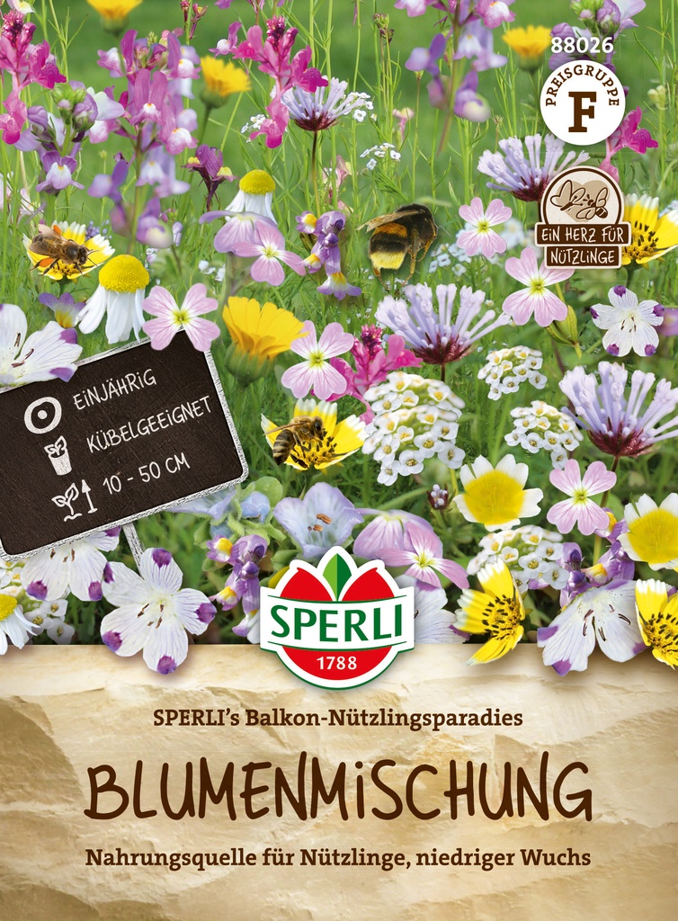 Blumenmischung SPERLI's Balkon-Nützlingsparadies