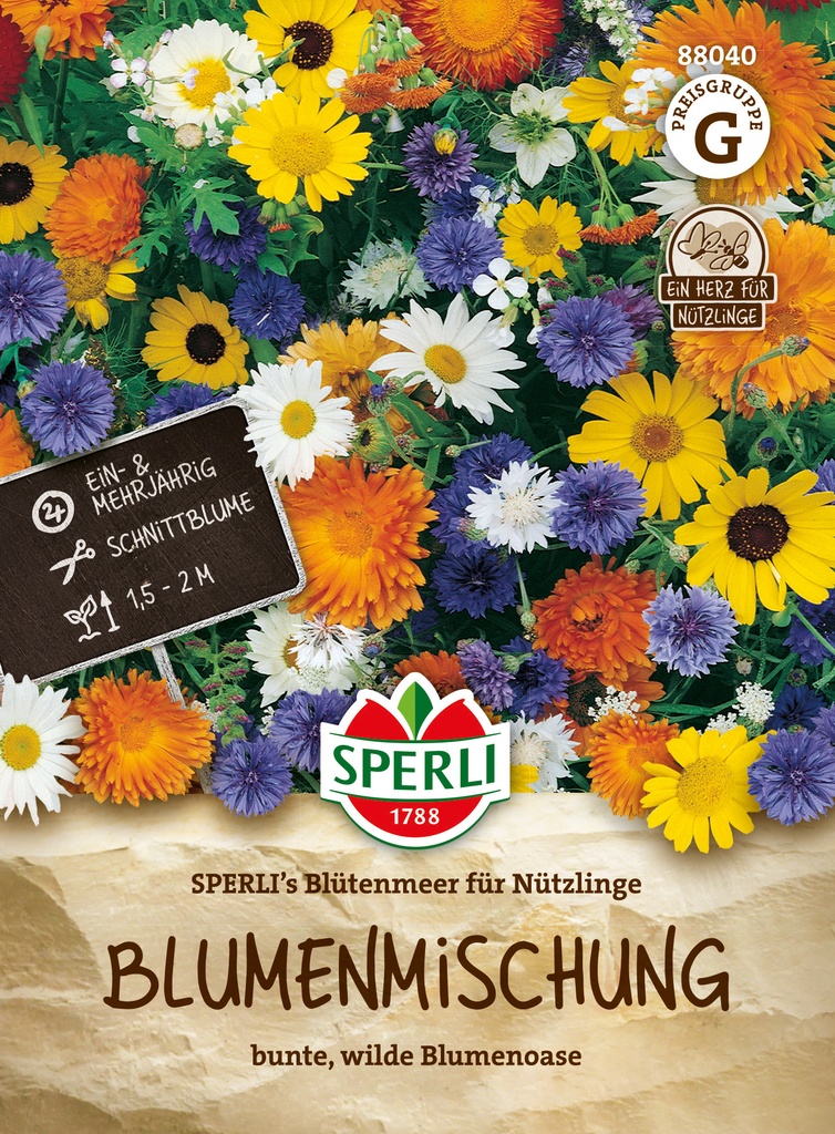 Blumenmischung SPERLI's Blütenmeer für Nützlinge