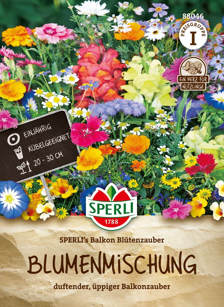 Blumenmischung SPERLI's Balkon Blütenzauber