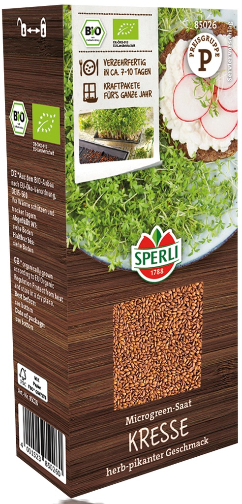 Microgreen-Saat Kresse