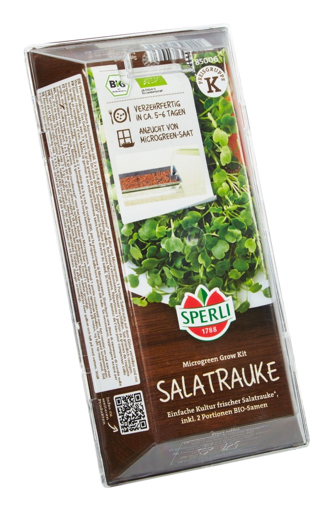 Microgreen Grow Kit, Anzuchtset Salatrauke