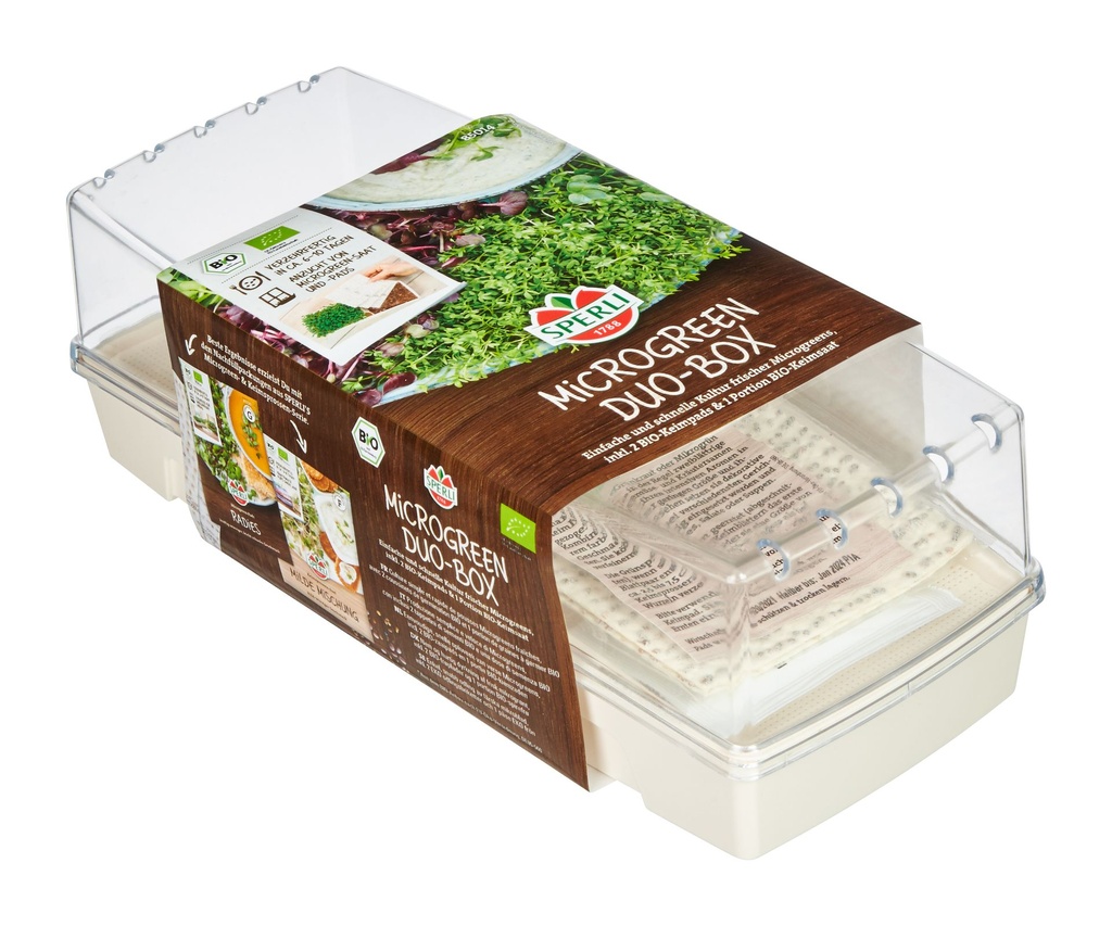 Microgreen Duo-Box, Anzuchtset