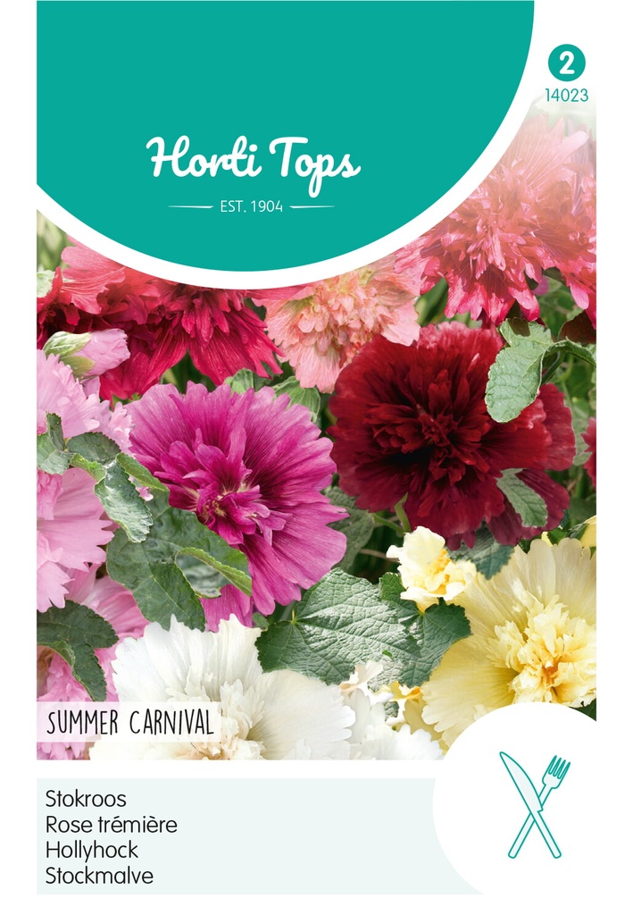 Horti Tops® Althaea (Alcea) Rosea Summer Carnival