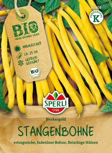 BIO Stangenbohne, gelb