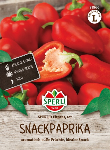 Snackpaprika SPERLI's Fitness, rot, F1