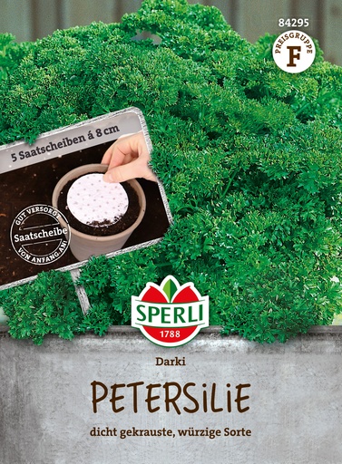 Petersilie Darki, Saatscheibe