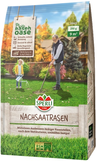 SPERLI's Nachsaatrasen RSM 3.2 (umhüllt), 0,25 kg