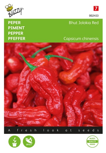 Buzzy® Pfeffer Bhut Jolokia rot