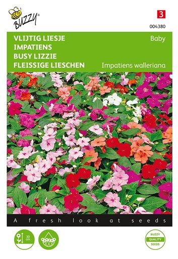 Buzzy® Impatiens,  Fließige Lieschen Baby, Mischung